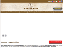 Tablet Screenshot of kumaonplaza.com